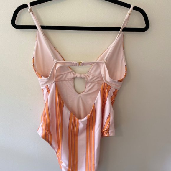 Striped One Piece Swimsuit - Picture 5 of 5